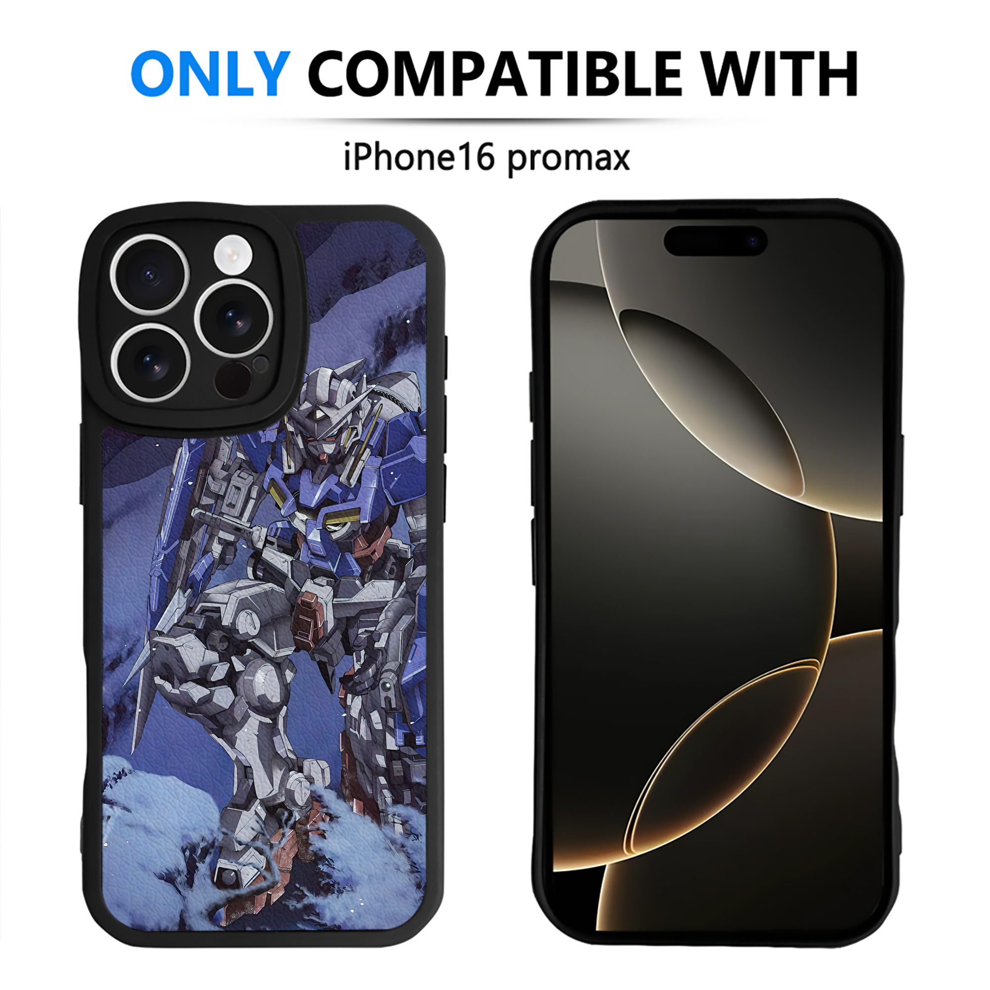 （画像用） 機動戦士ガンダム Mobile Suit Gundam 【iPhone 16シリーズ対応】シリコンスマホケース（レザー調） 材質：シリコン